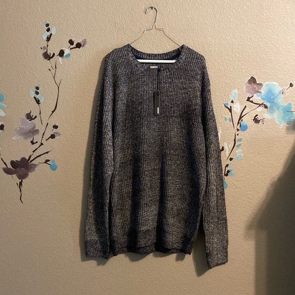 Alexis stonewash shaker stitch crewneck sweater XXL - Picture 2 of 6